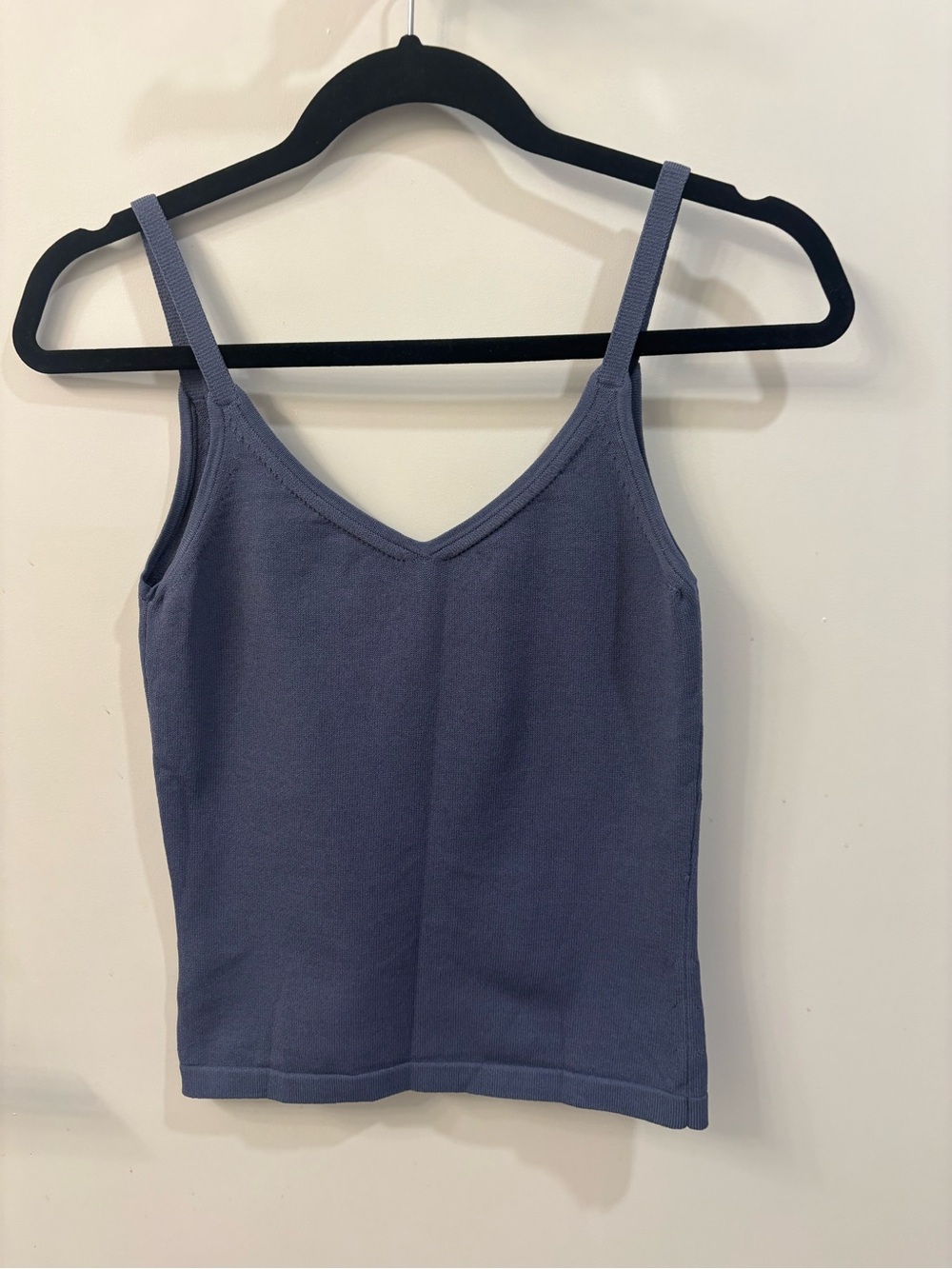 Scanlan Theodore Crepe Knit Cropped Camisole Small NWT Blue - Picture 4 of 4